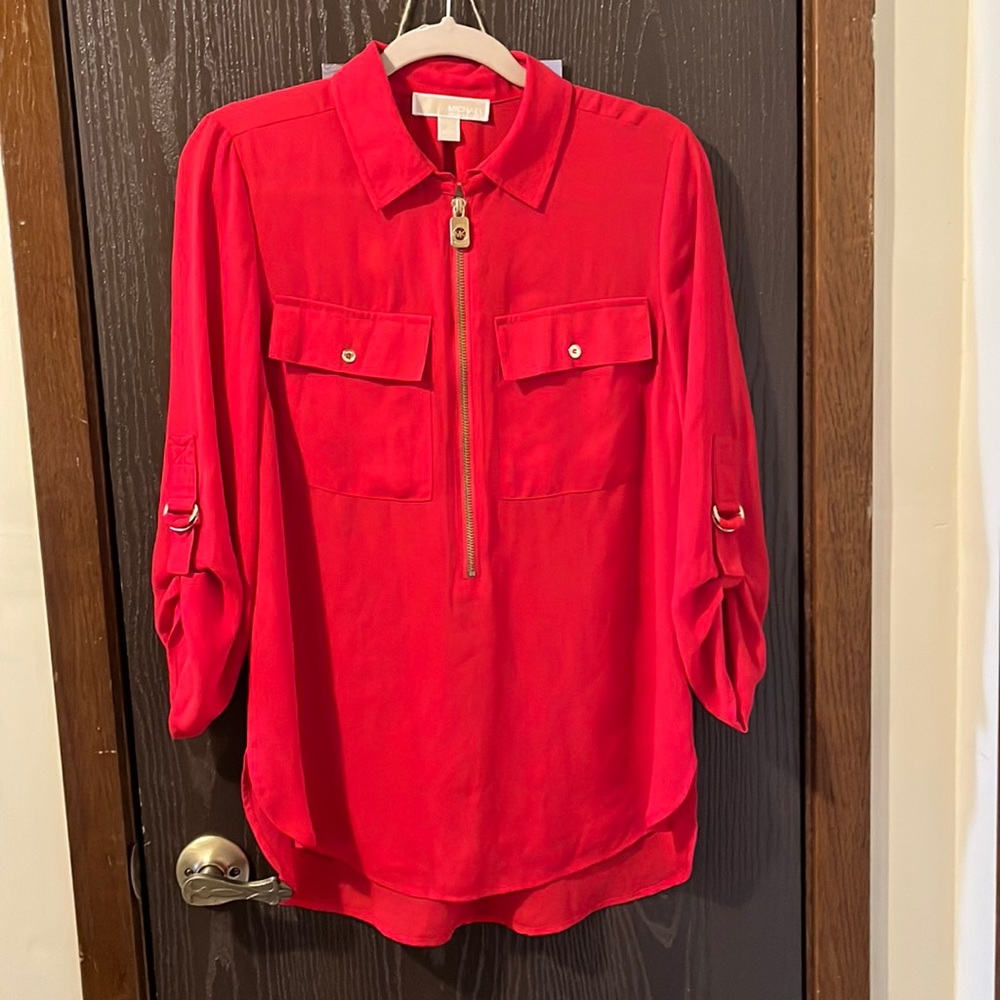 Michael Kors- long sleeve blouse
